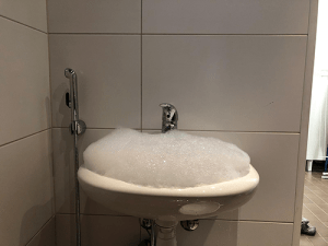 Lavuaari tukossa